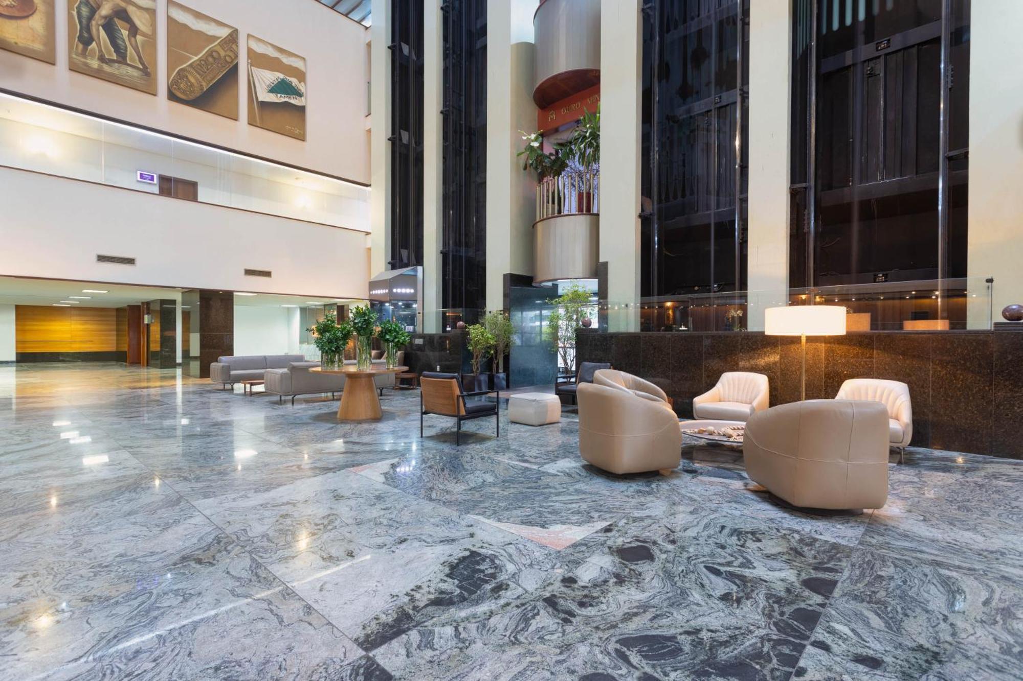 Ouro Minas Hotel Belo Horizonte, Dolce By Wyndham Exterior foto Lobby