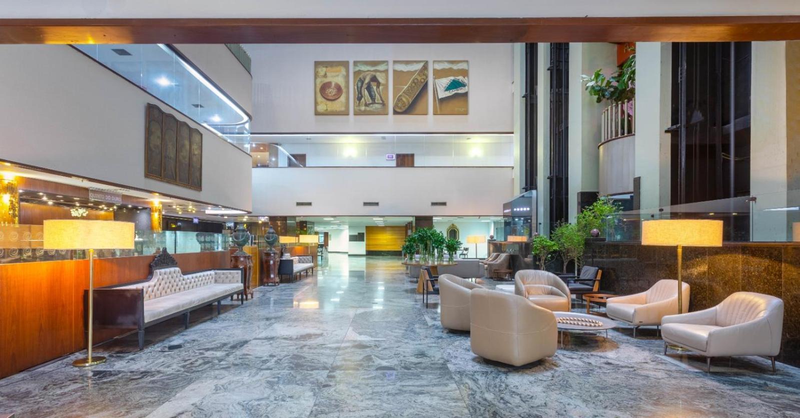 Ouro Minas Hotel Belo Horizonte, Dolce By Wyndham Exterior foto Lobby